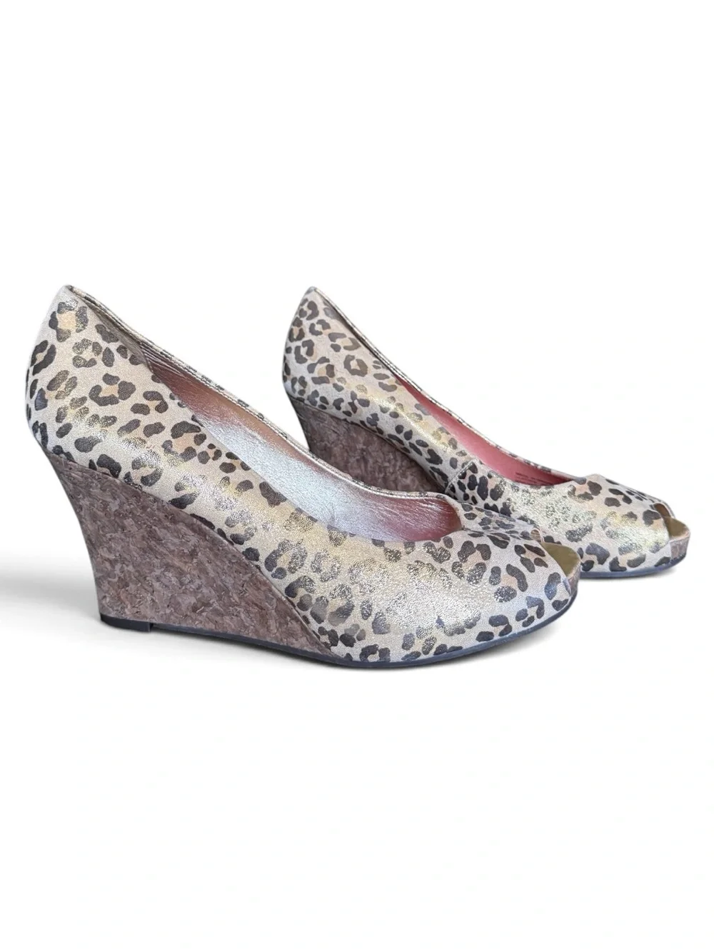 Lilly Pulitzer Leopard Print Peep-Toe Heels Size 9 | New Never Worn